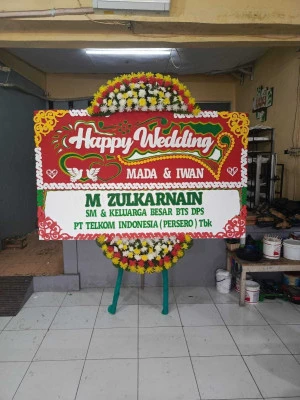 Papan Bunga di Ballroom Hotel Jakarta Timur